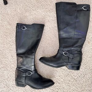 Polo Ralph Lauren Black Knee High Boots